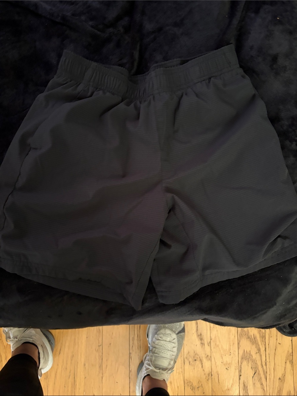 Boys Black Athletic Performance Shorts